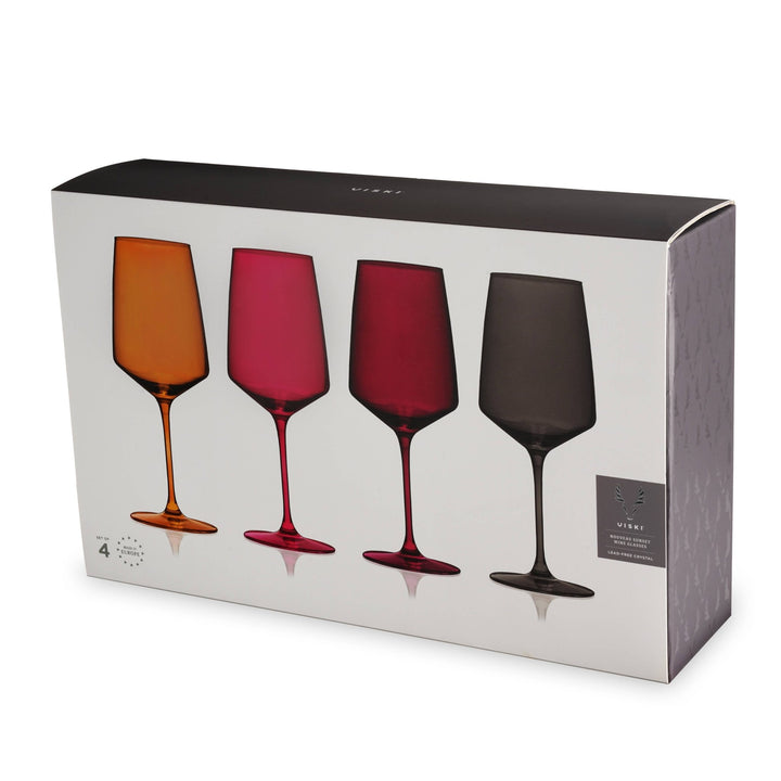 Reserve Nouveau Crystal Wine Glasses - Sunset (Set of 4) - Something Splendid Co.