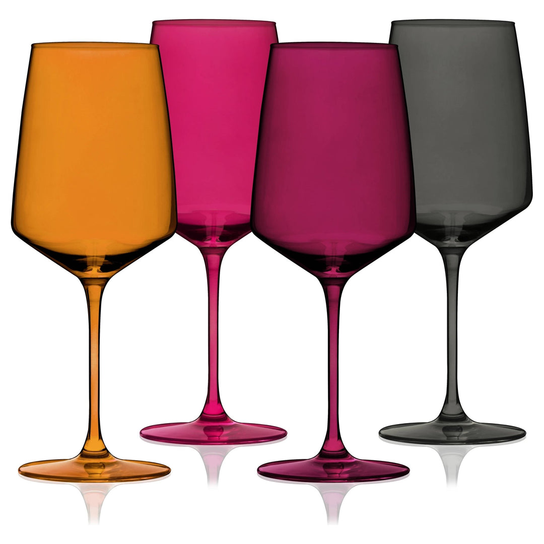 Reserve Nouveau Crystal Wine Glasses - Sunset (Set of 4) - Something Splendid Co.