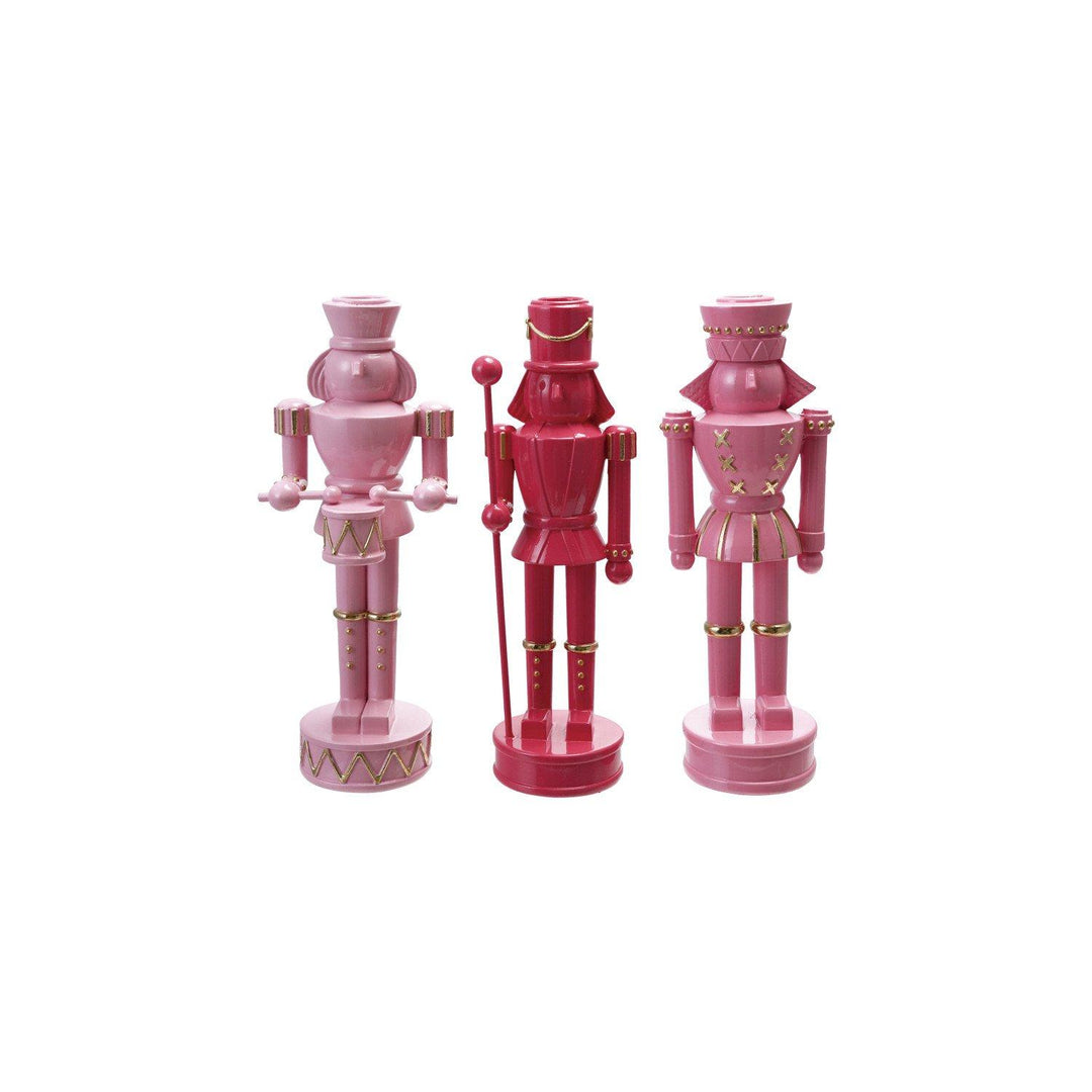 Resin Nutcracker Shaped Taper Holders, 3 Styles - Something Splendid Co.