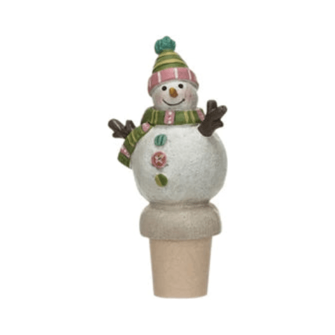 Resin Snowman Bottle Stopper, 4 Styles - Something Splendid Co.