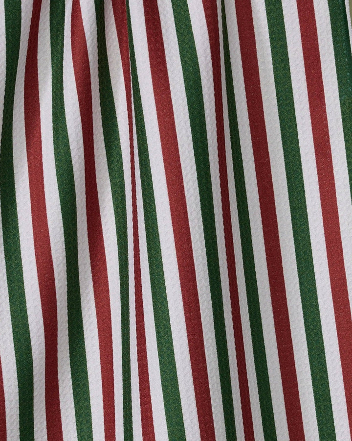 Ribbon Green Red Tea Towel - Something Splendid Co.