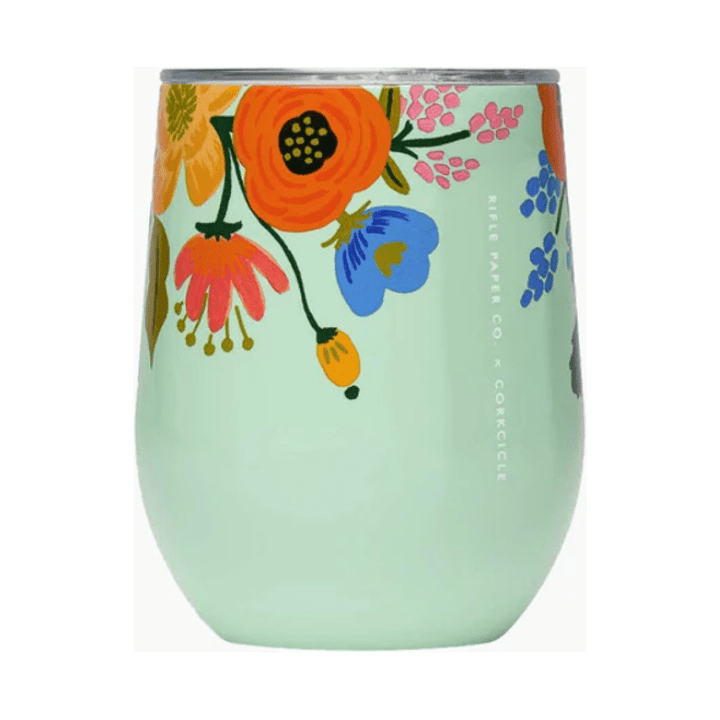 Rifle Paper Stemless | 12oz | Lively Floral - Something Splendid Co.