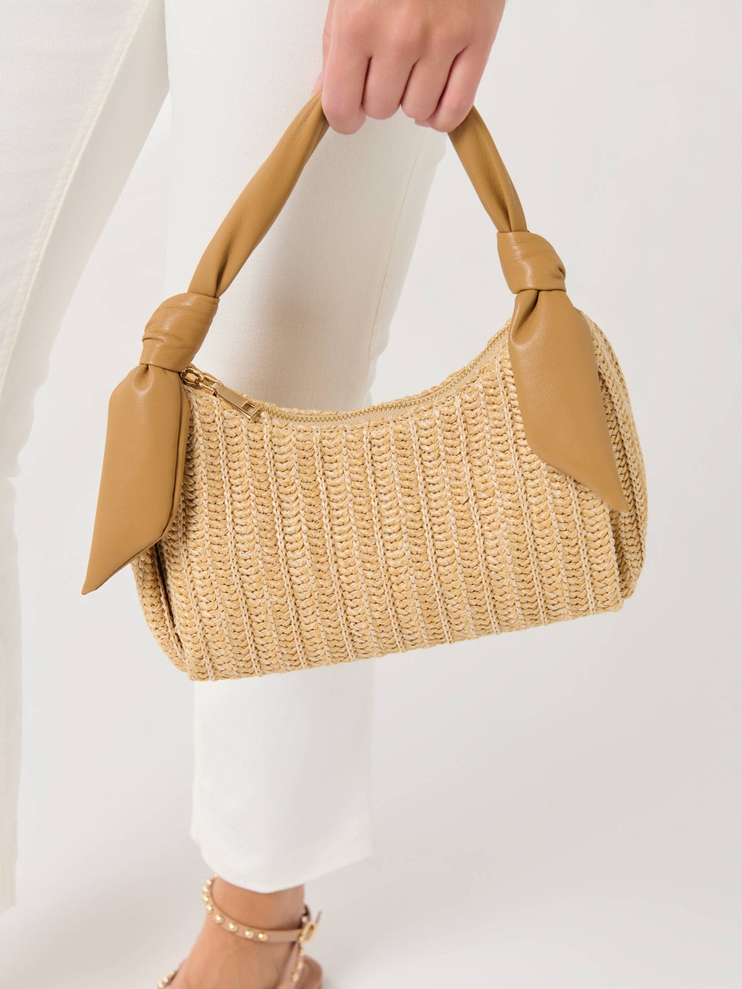 Riley Top Handle Bag - Tan - Something Splendid Co.
