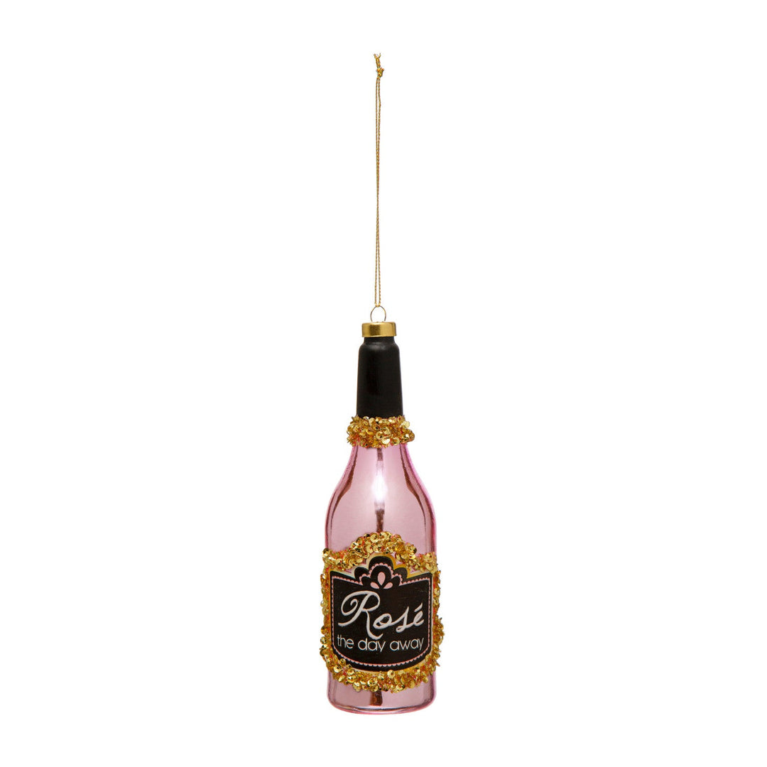 Rose Bottle Ornament - Something Splendid Co.