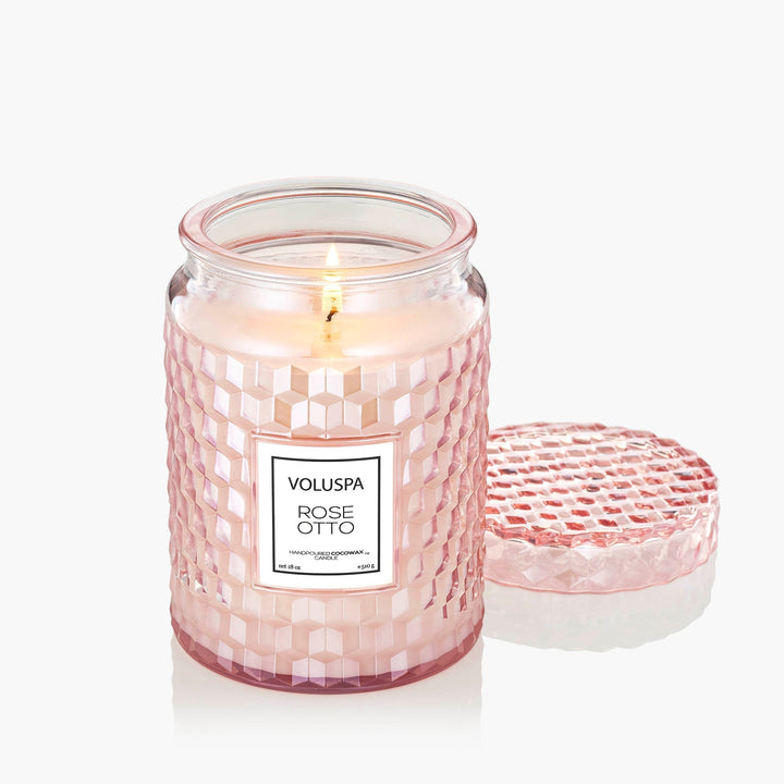 Rose Otto Large Jar Candle - Something Splendid Co.