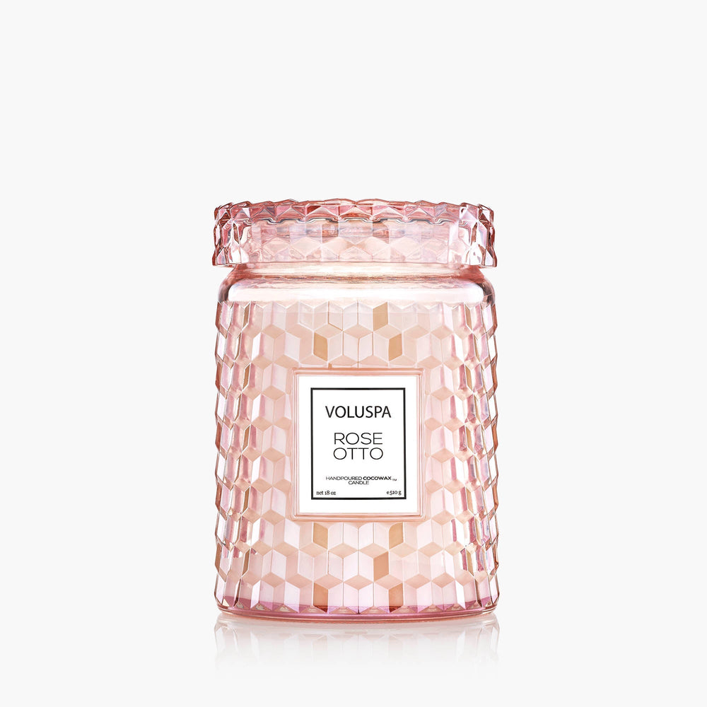 Rose Otto Large Jar Candle - Something Splendid Co.
