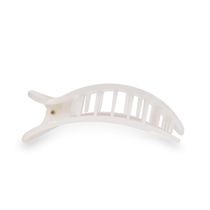 Round Flat Hair Clip | Large | Coconut White - Something Splendid Co.