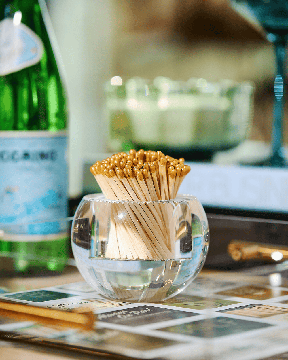 Round Match Striker | Gold Matches - Something Splendid Co.