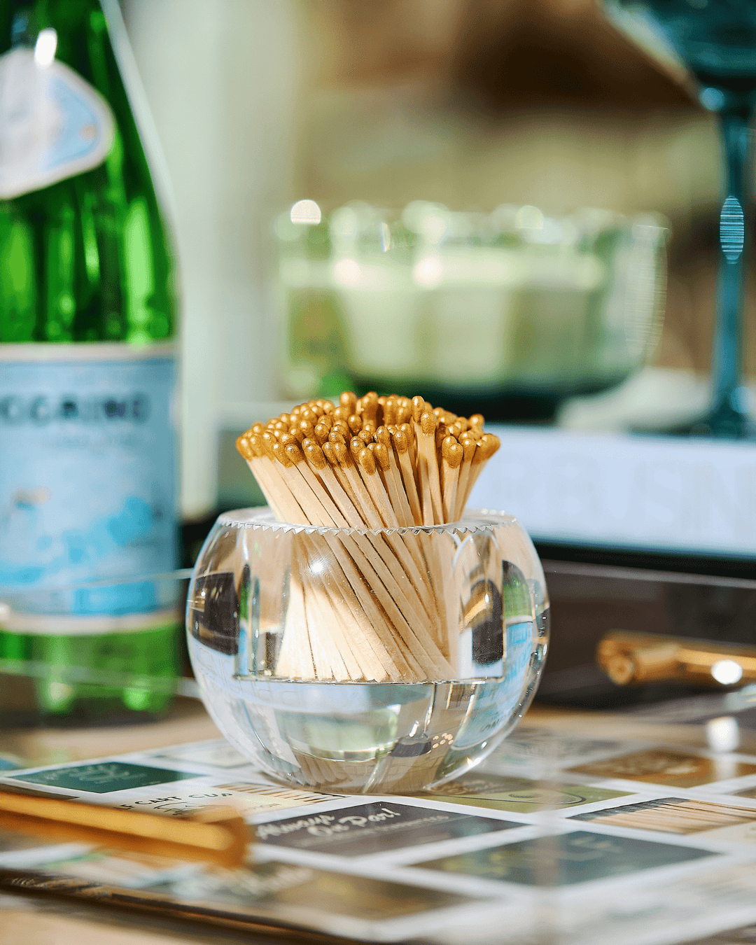 Round Match Striker | Gold Matches - Something Splendid Co.