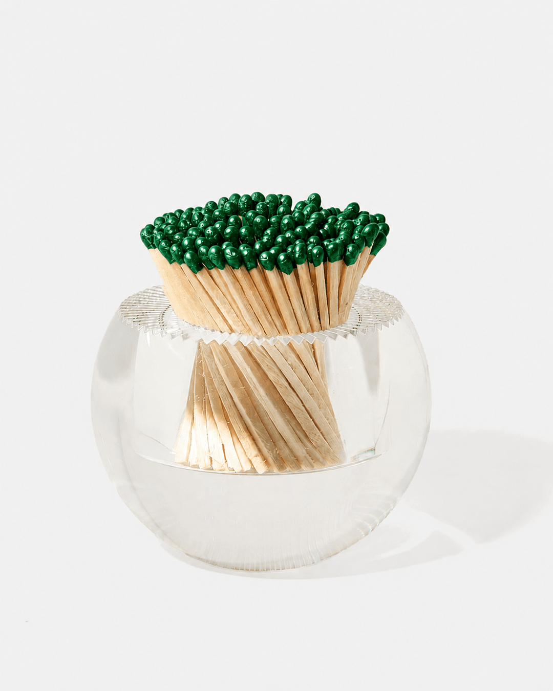 Round Match Striker | Metallic Green Matches - Something Splendid Co.