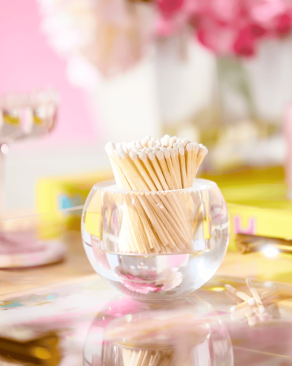 Round Match Striker | White Matches - Something Splendid Co.