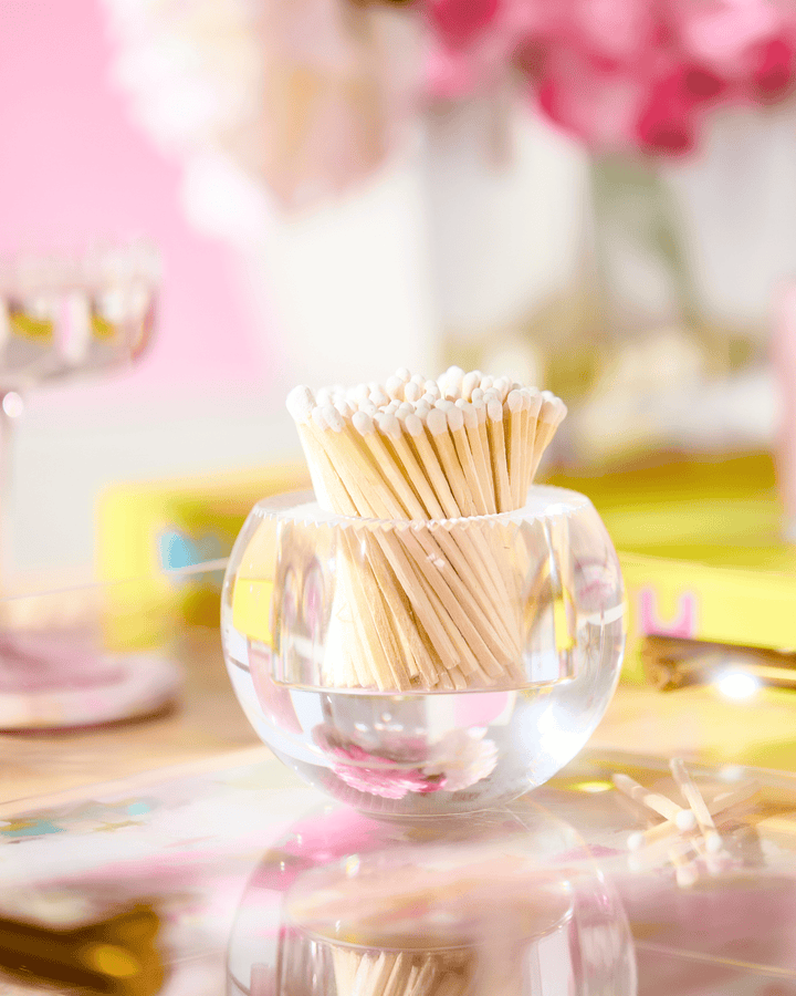 Round Match Striker | White Matches - Something Splendid Co.