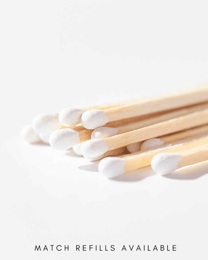 Round Match Striker | White Matches - Something Splendid Co.