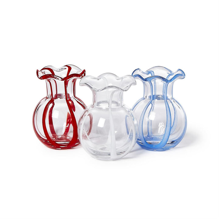 Ruffled Ribbon Vase - 3 Colors - Something Splendid Co.