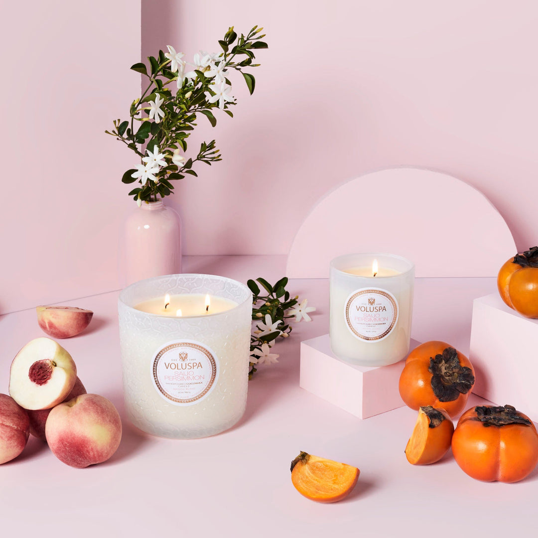 Saijo Persimmon Luxe Candle - Something Splendid Co.