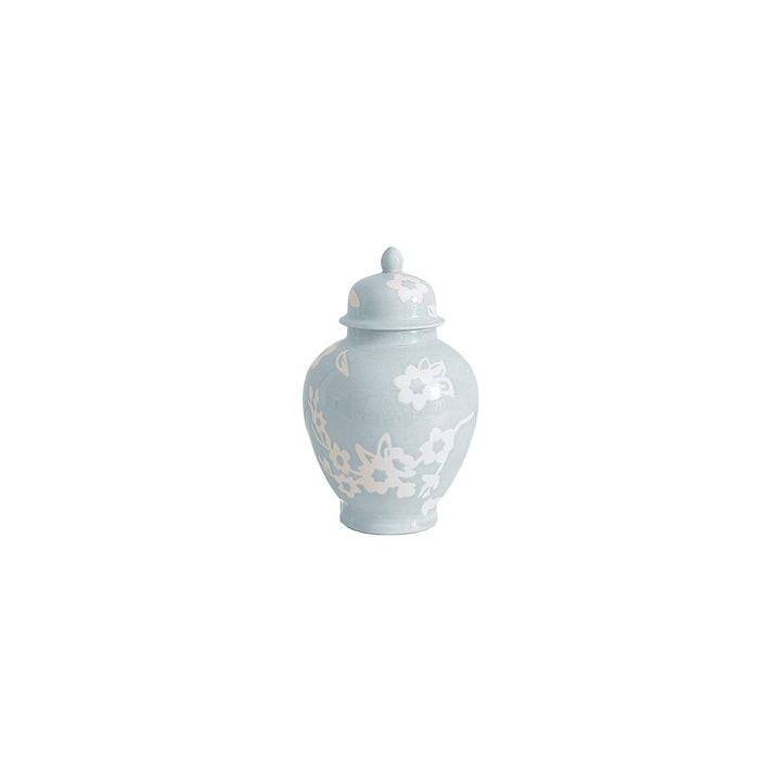 Sakura Ginger Jars in Hydrangea Light Blue - Something Splendid Co.