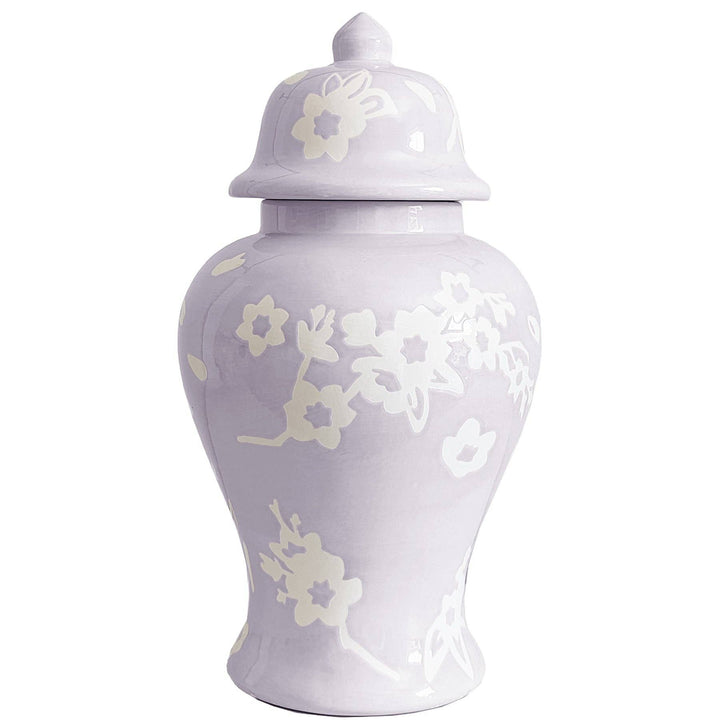 Sakura Ginger Jars in Light Lavender - Something Splendid Co.