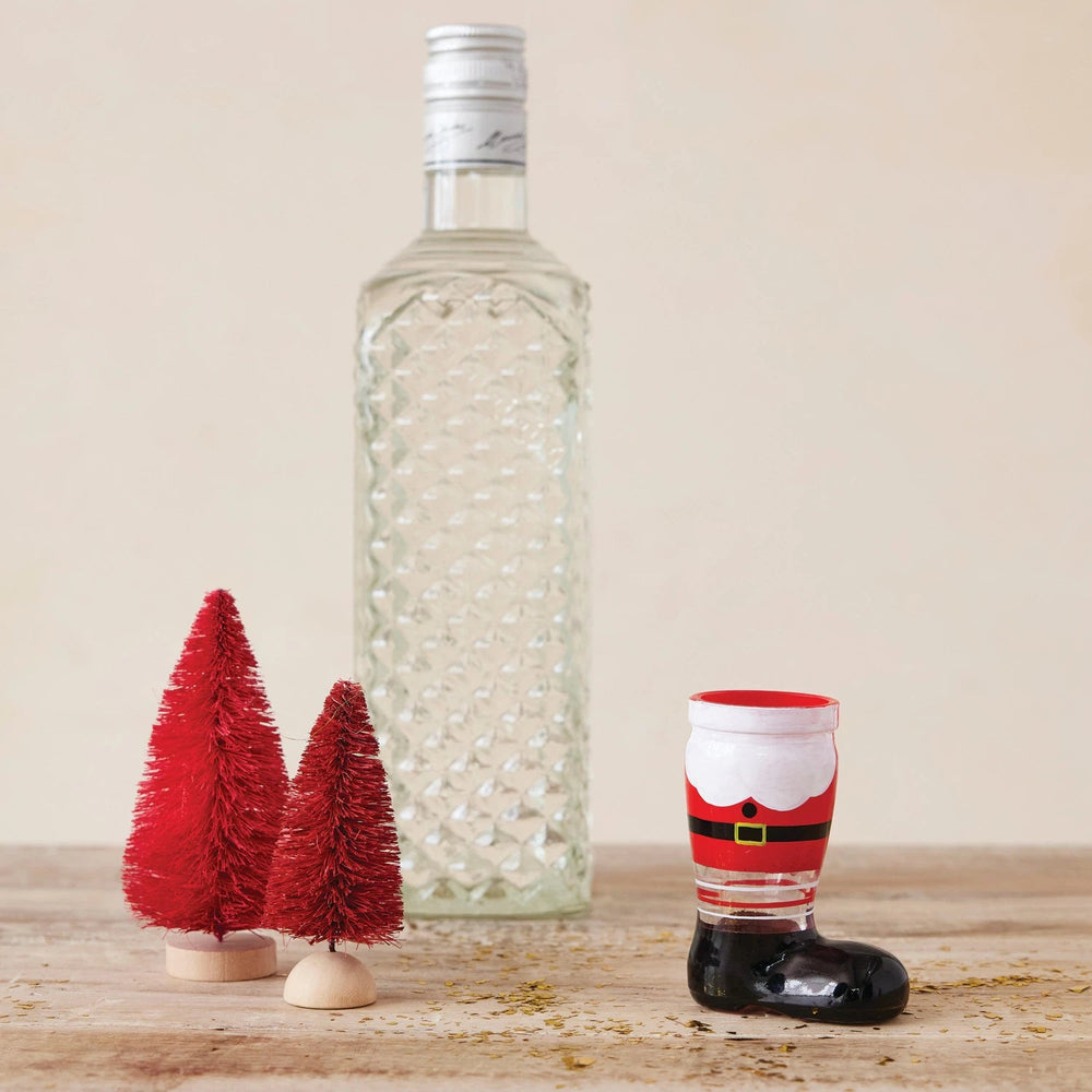 Santa Boot Shaped Shot Glass - Something Splendid Co.