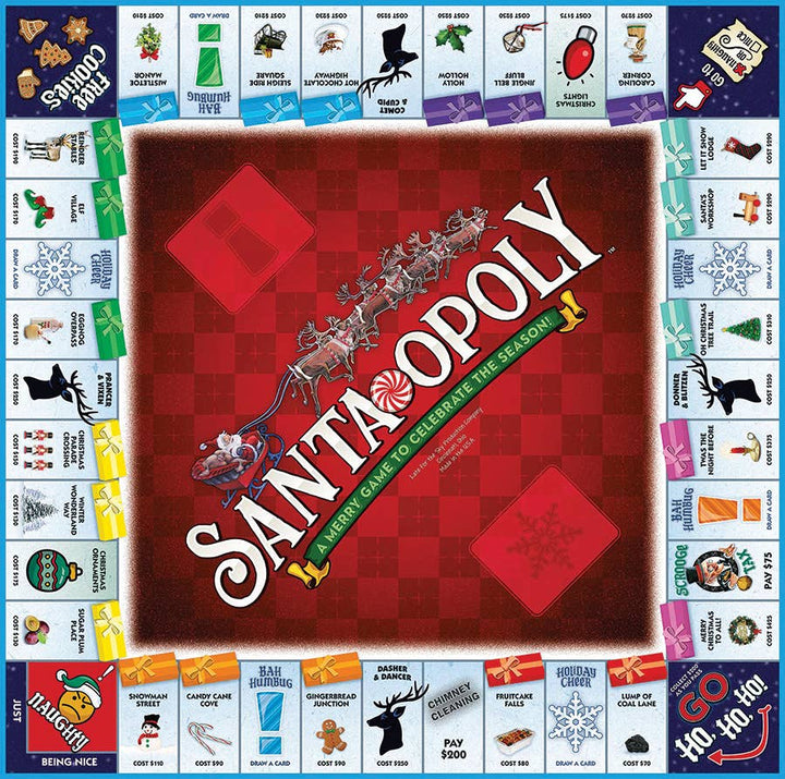 Santa - Opoly Board Game - Something Splendid Co.