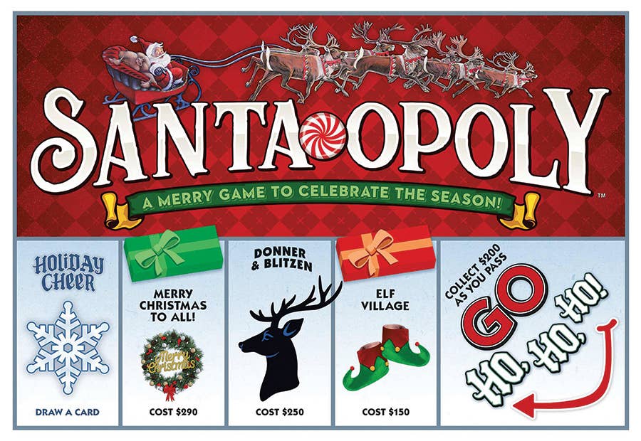 Santa - Opoly Board Game - Something Splendid Co.