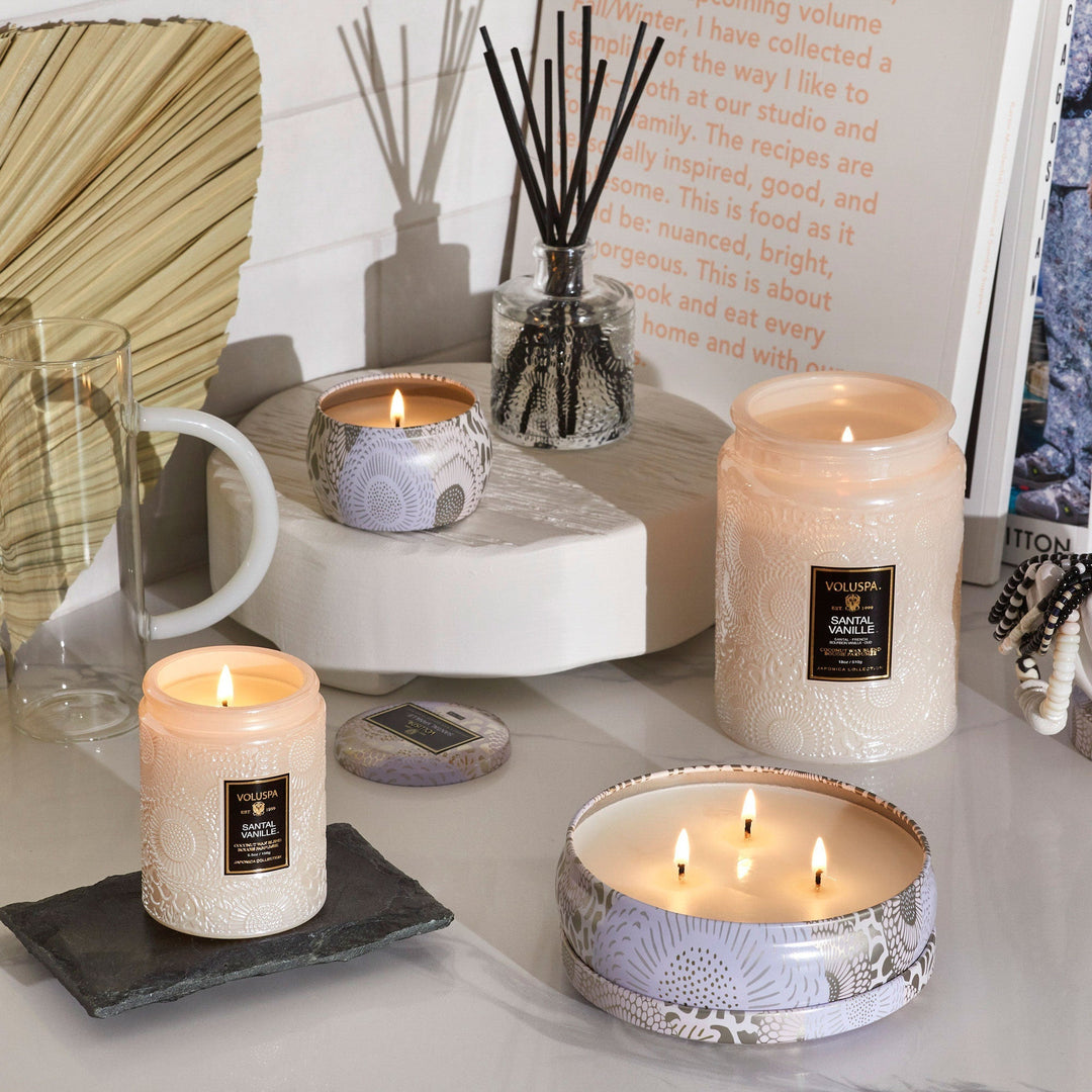 Santal Vanille Large Jar Candle - Something Splendid Co.