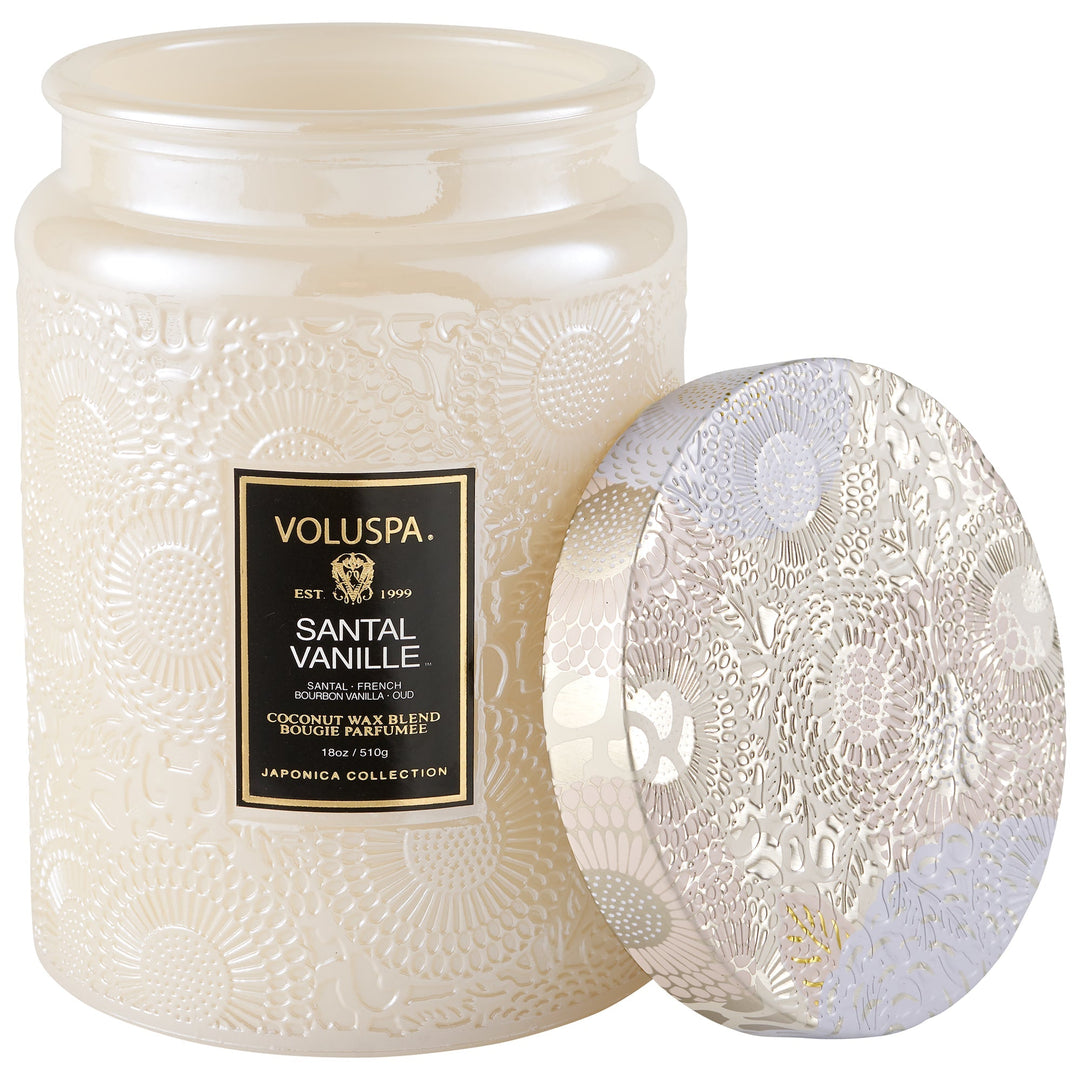 Santal Vanille Large Jar Candle - Something Splendid Co.