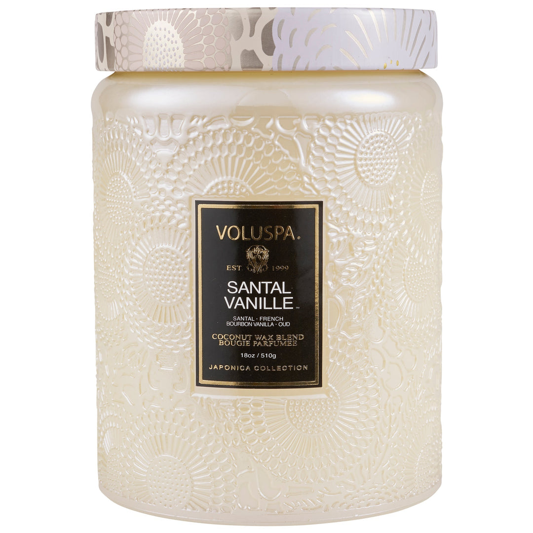Santal Vanille Large Jar Candle - Something Splendid Co.