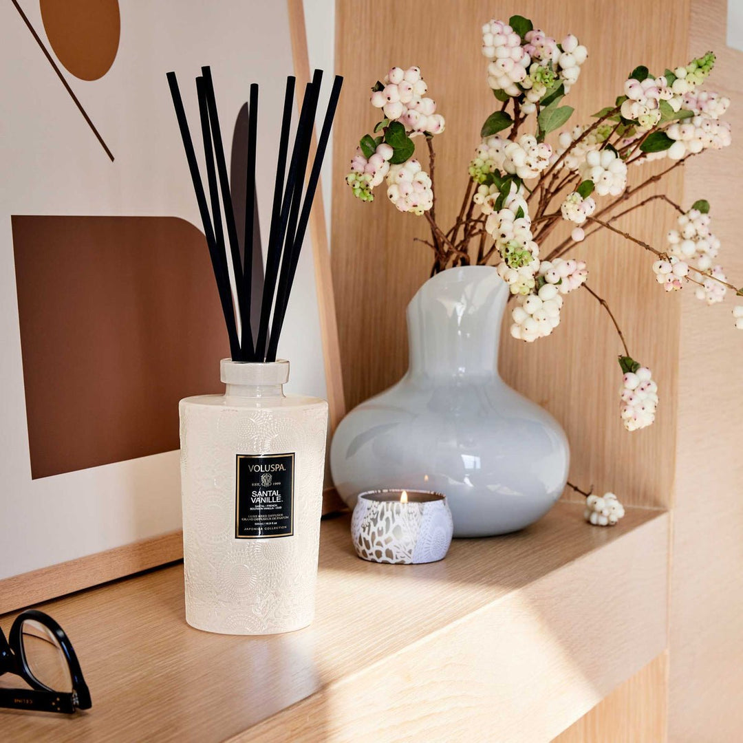 Santal Vanille Luxe Reed Diffuser - Something Splendid Co.