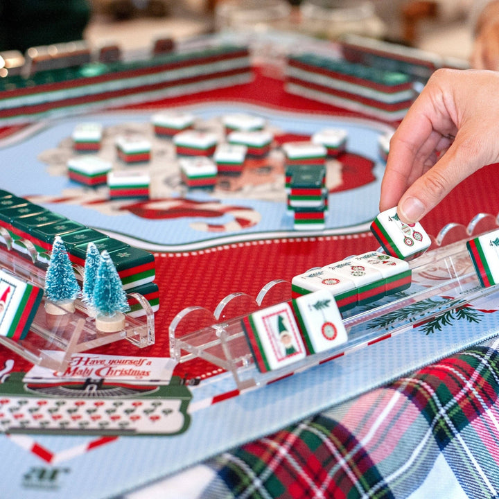 Santa's Mahjong Mail Mahjong Mat - Something Splendid Co.
