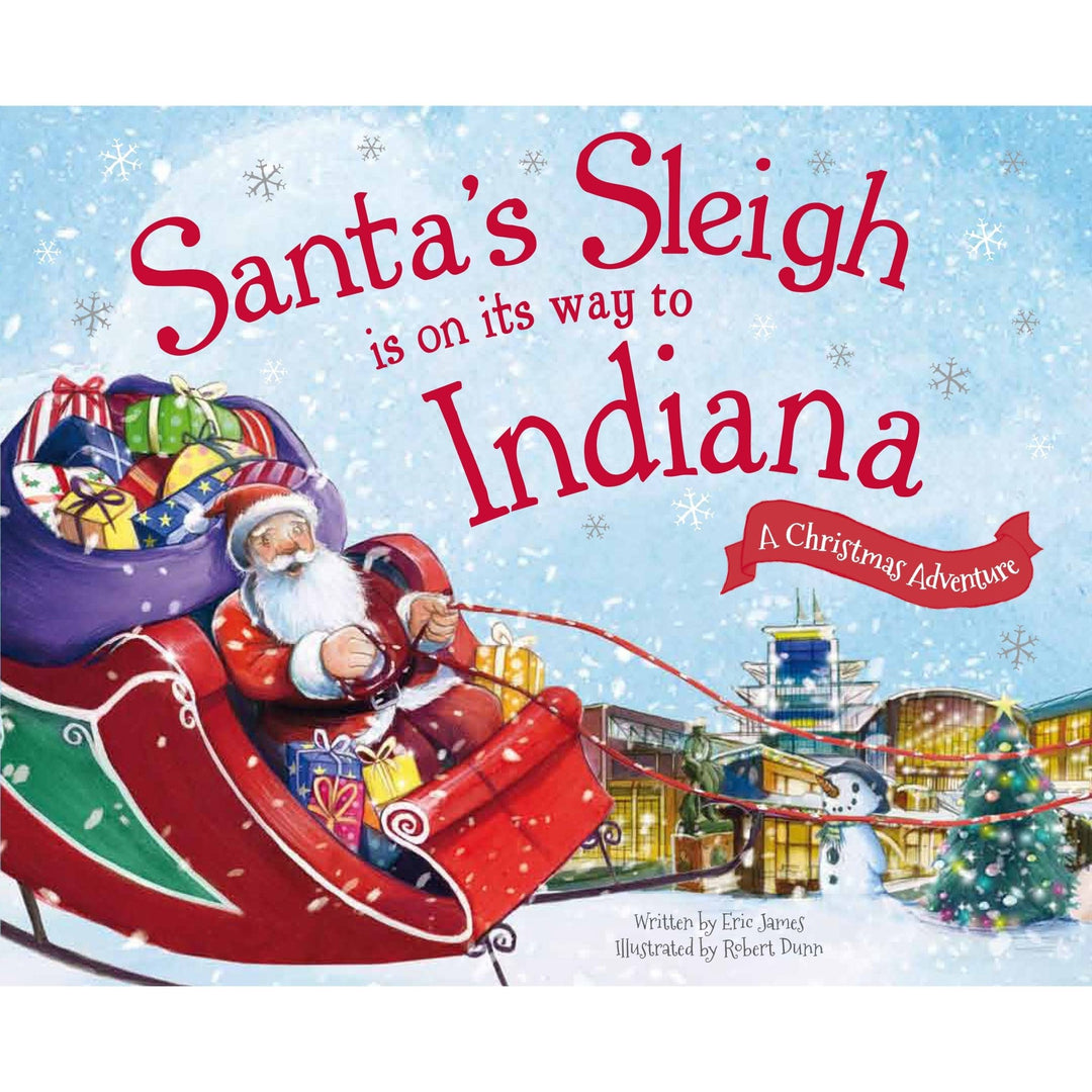 Santa's Sleigh Is on Its Way to Indiana (HC) - Something Splendid Co.