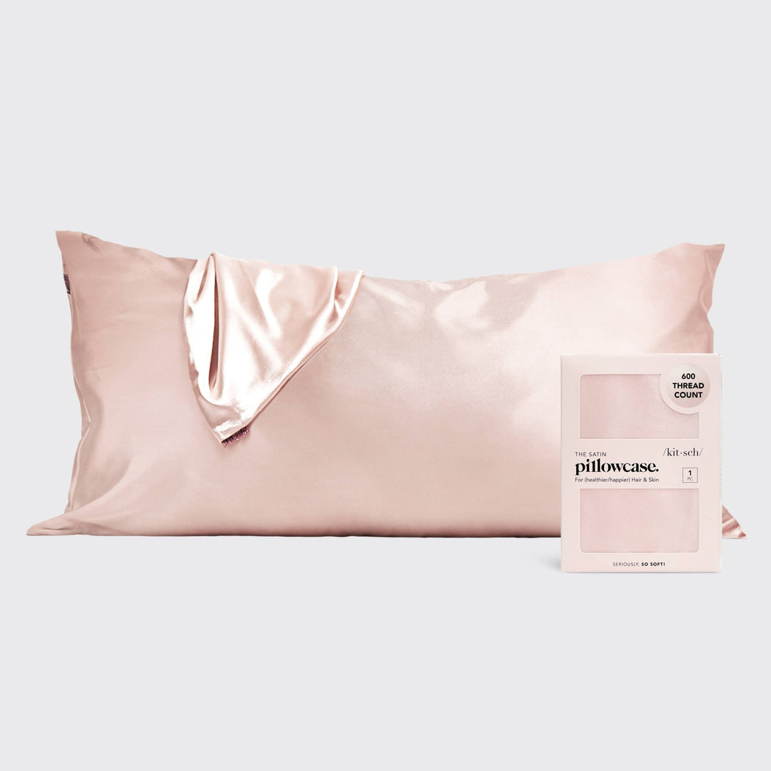 Satin King Pillowcase - Blush - Something Splendid Co.