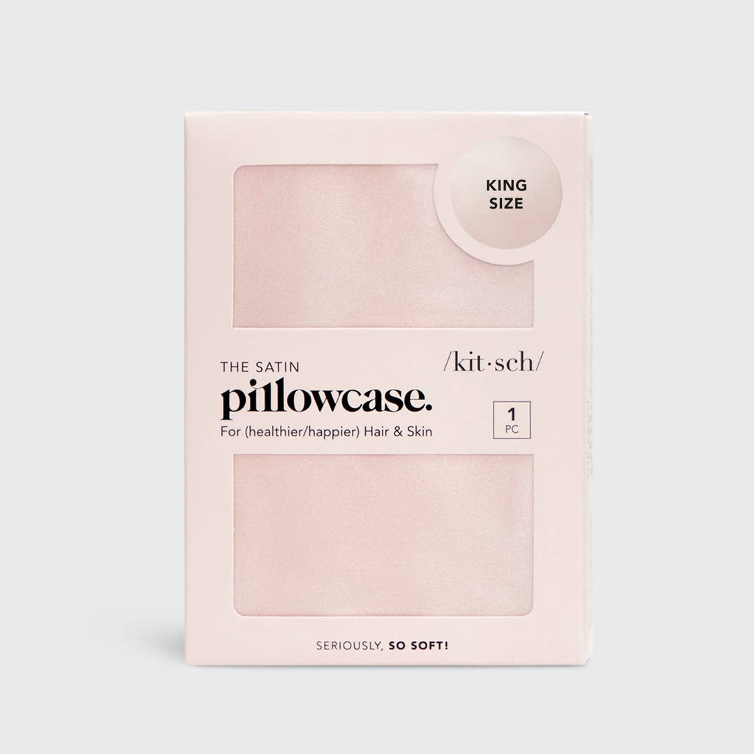 Satin King Pillowcase - Blush - Something Splendid Co.