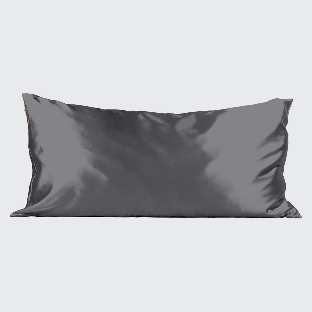 Satin King Pillowcase - Charcoal - Something Splendid Co.