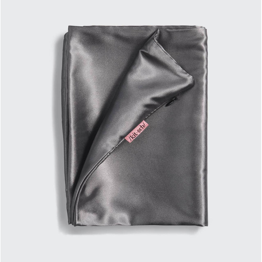 Satin Pillowcase - Charcoal - Something Splendid Co.
