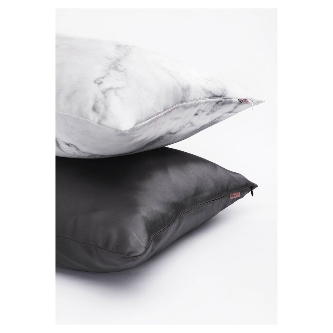 Satin Pillowcase - Charcoal - Something Splendid Co.