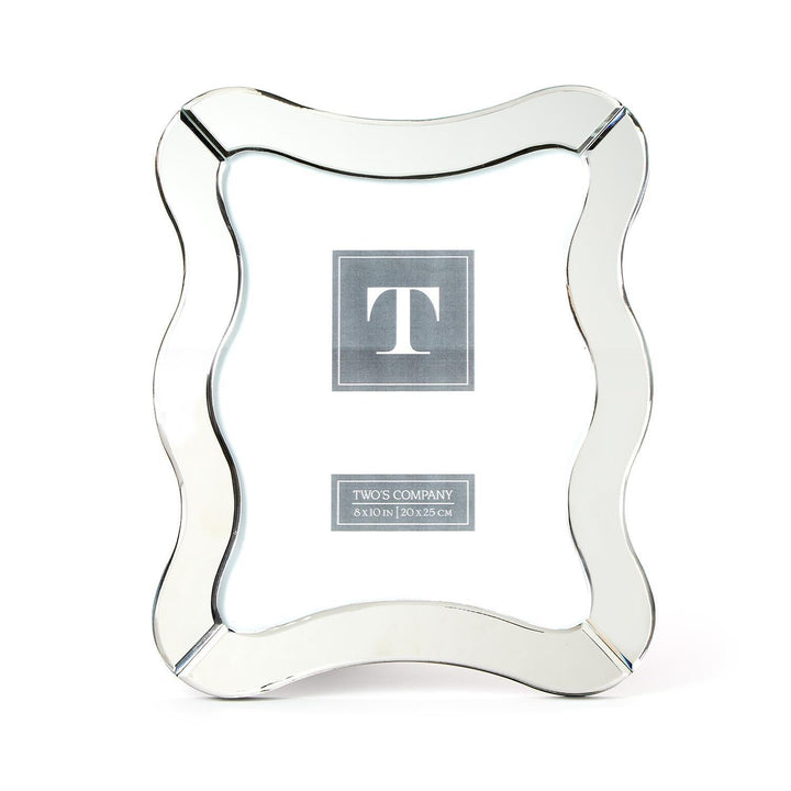 Scalloped Cut Mirror 8x10 Photo Frame - Something Splendid Co.