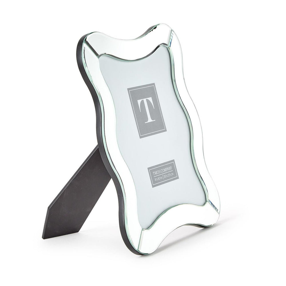 Scalloped Cut Mirror 8x10 Photo Frame - Something Splendid Co.