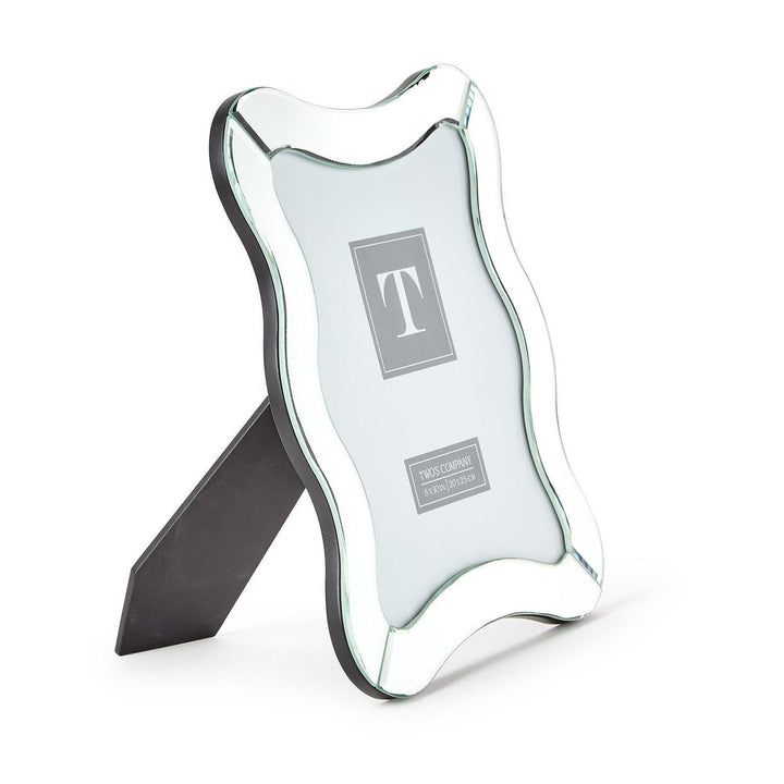 Scalloped Cut Mirror 8x10 Photo Frame - Something Splendid Co.