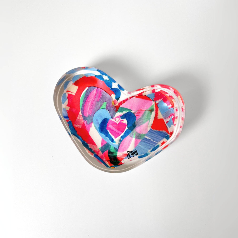 Scalloped Heart Acrylic Block - Something Splendid Co.