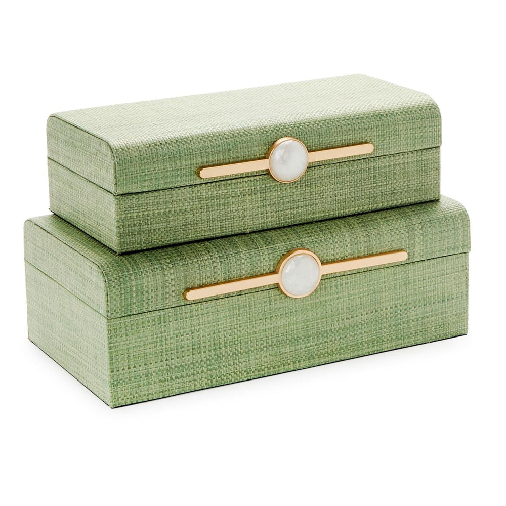 Set of 2 Nested Decorative Boxes - Something Splendid Co.