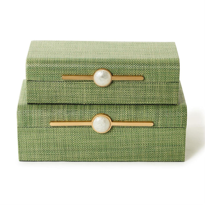 Set of 2 Nested Decorative Boxes - Something Splendid Co.