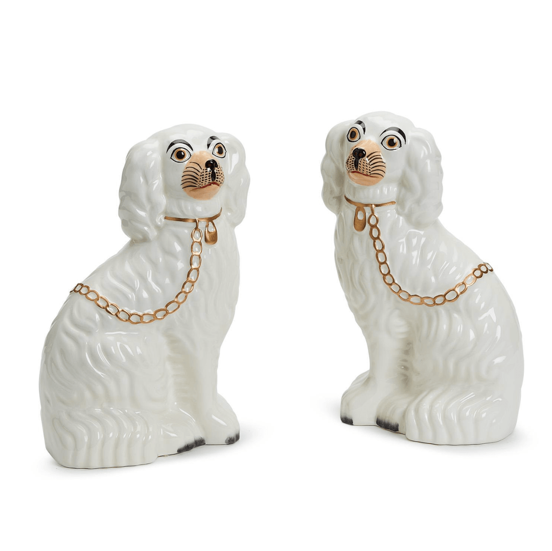 Set of 2 Staffordshire Dog Statues - Something Splendid Co.