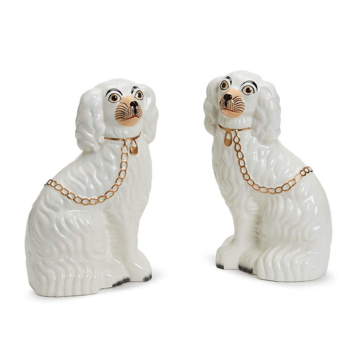Set of 2 Staffordshire Dog Statues - Something Splendid Co.