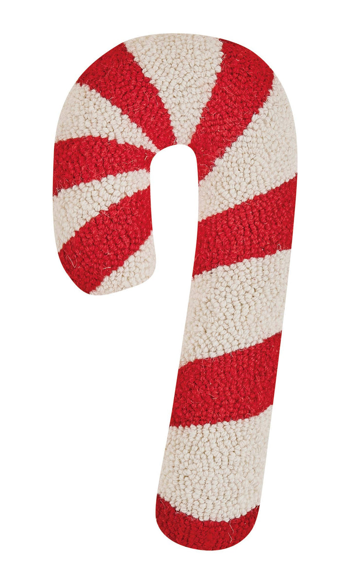 Shaped Candy Cane Hook Pillow - Something Splendid Co.