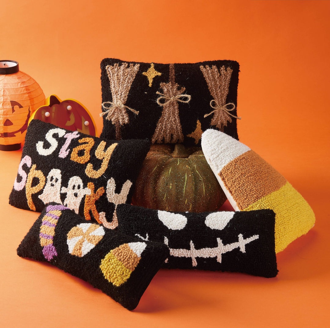 Shaped Candy Corn Hook Pillow - Something Splendid Co.