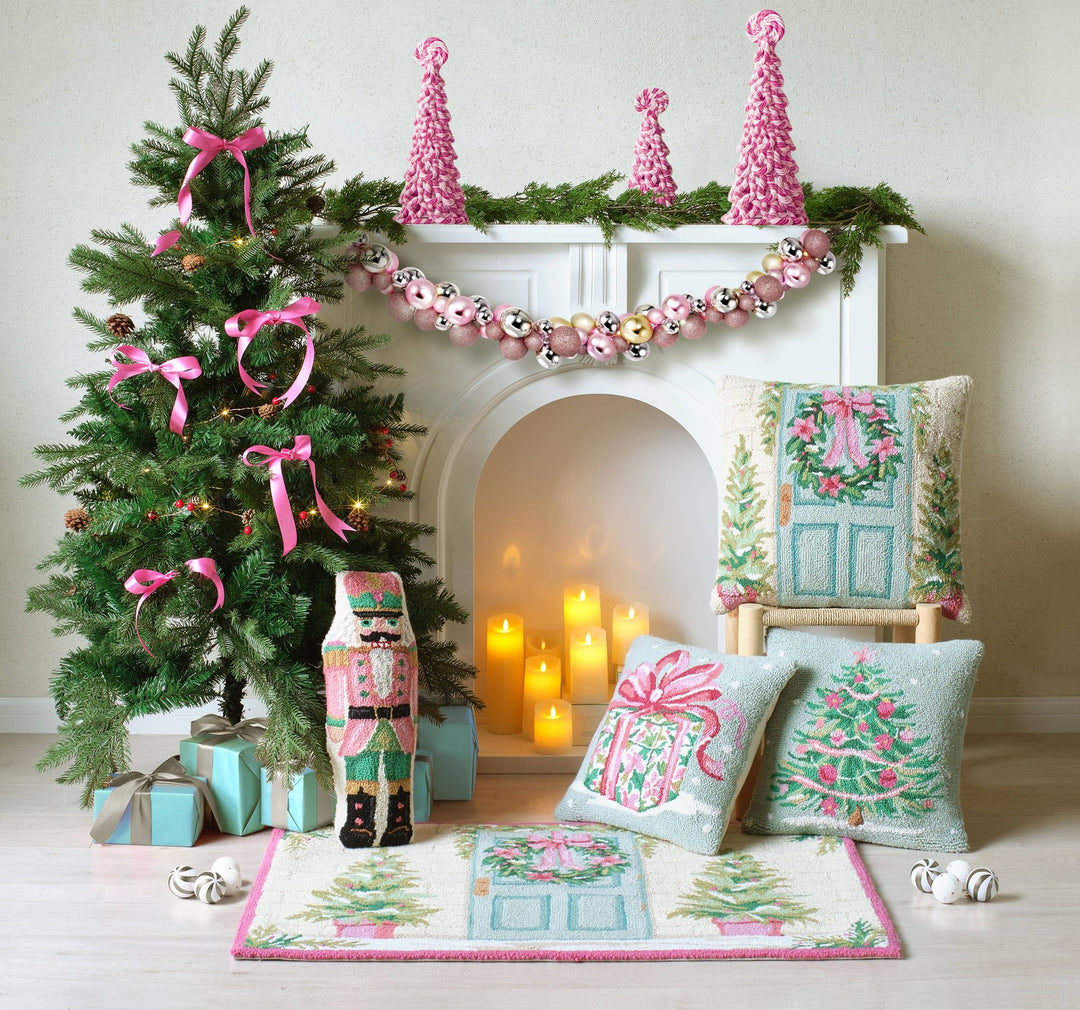 Shaped Pink Nutcracker Hook Pillow - Something Splendid Co.