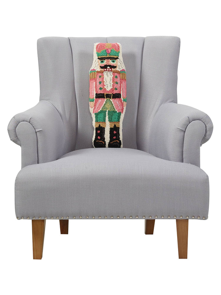 Shaped Pink Nutcracker Hook Pillow - Something Splendid Co.