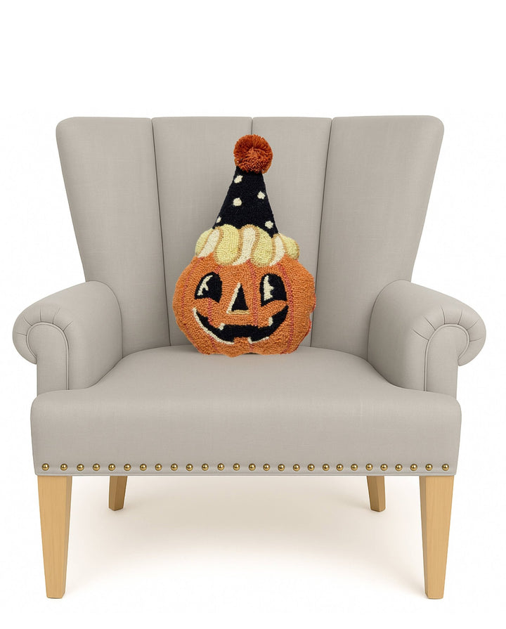 Shaped Retro Pumpkin Hook Pillow - Something Splendid Co.