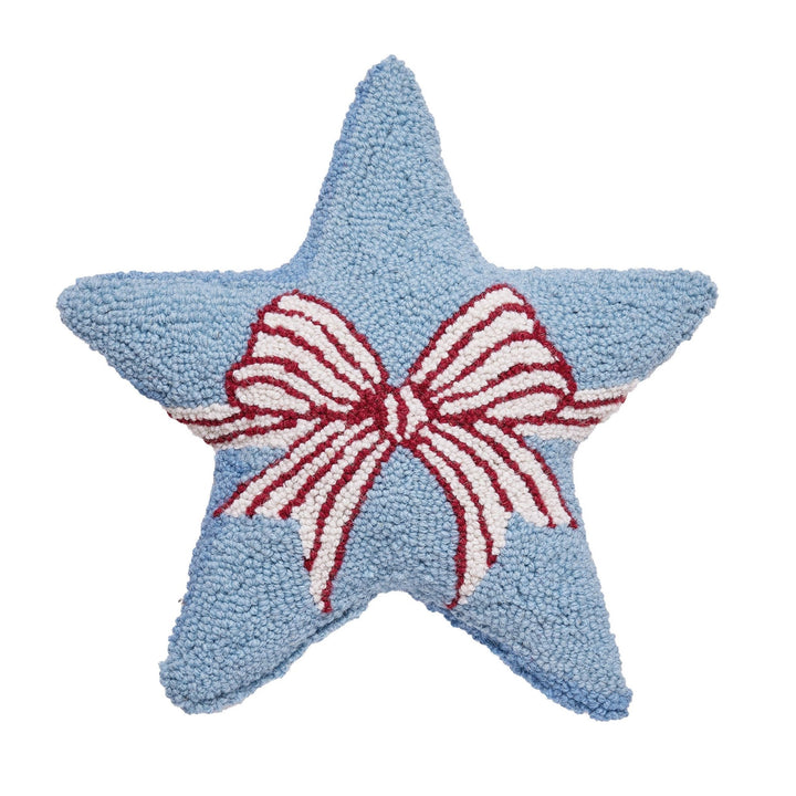 Shaped Star Bow Hook Pillow - Something Splendid Co.