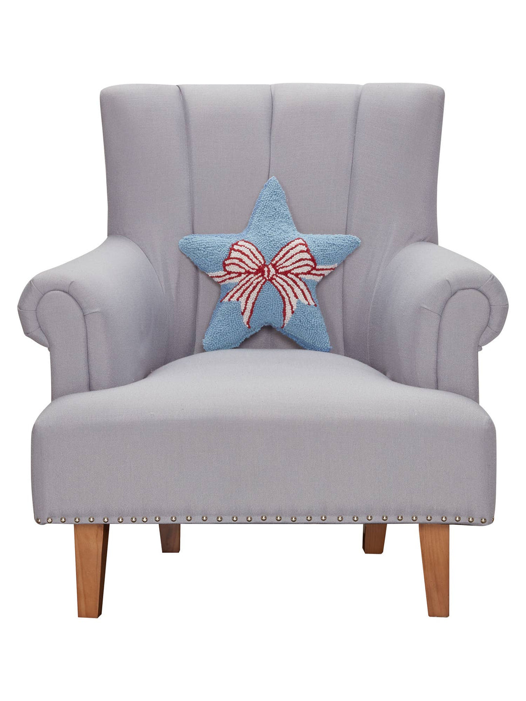 Shaped Star Bow Hook Pillow - Something Splendid Co.